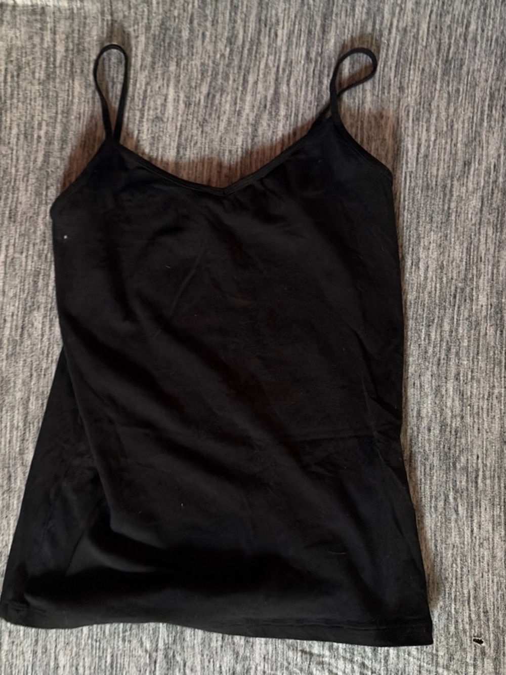 Forever 21 Black V-Neck Spaghetti Strap Camisole
